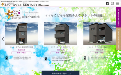 有限会社　新星不動産販売のWebサイトイメージ