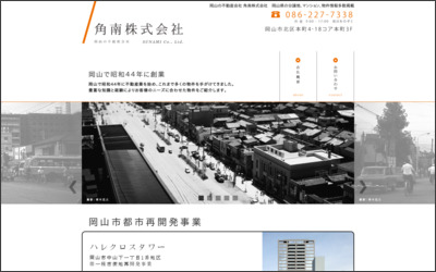 角南　株式会社のWebサイトイメージ