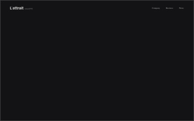 株式会社　ラ・アトレのWebサイトイメージ