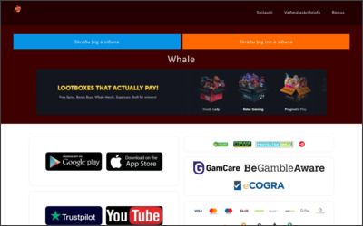 株式会社　ホエールのWebサイトイメージ