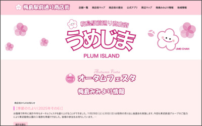 株式会社　梅田商事のWebサイトイメージ