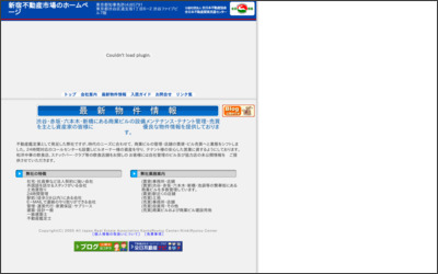 有限会社　新宿不動産市場のWebサイトイメージ
