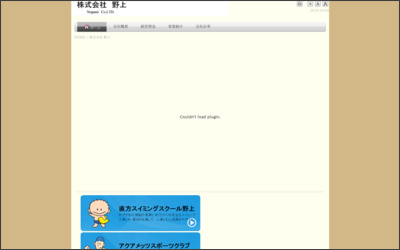 (株)野上 不動産部のWebサイトイメージ