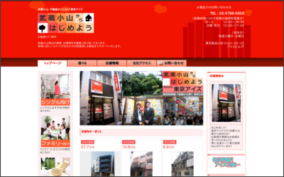 株式会社 東京アイズのWebサイトイメージ