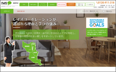 ピタットハウス桜新町店(株)レイズコーポレーションのWebサイトイメージ