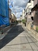 ■前面道路南側から撮影※前面道路に都市ガス配管が整備されておりますが、敷地内への引込はございません。引込には別途費用がかかります。