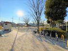 道路を挟んだ先には綺麗に整備された公園がございます。