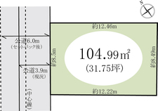 春日部市藤塚　土地