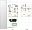 【Hascasa・参考プラン】・建物プランは一例です。・付帯工事費用約430.1万円（税込）別途かかります。・完成予想図は図面を基に描き起こしたもので実際とは多少異なります