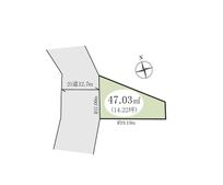 足立区興野2丁目　建築条件なし売地