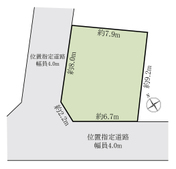 流山市東初石２丁目　土地