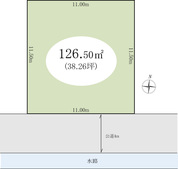 三郷市新和2丁目　土地