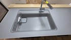 お手入れのしやすい継ぎ目のない一体成型のシンクです2025年12月撮影
