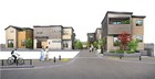 【街並み完成予想図】※図面を基に描き起こしたもので実際とは多少異なります
