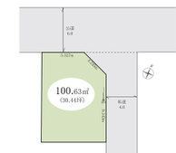 越谷市東大沢３丁目　土地
