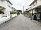 車通りも少ない閑静な住宅街。