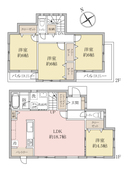鎌ケ谷市東道野辺５丁目 戸建て