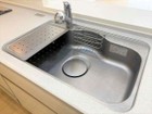 ■調理器具も洗いやすい、広めのステンレスシンクです♪
