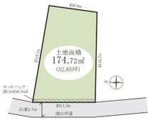 流山市桐ケ谷   土地