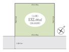南東公道に12ｍ接する39.9坪の整形地！