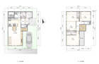 参考プラン4LDK建物プラン例建物価格2,480万円、建物面積99.57m2※建物本体価格の他に付帯工事費用として約506万円がかかります。